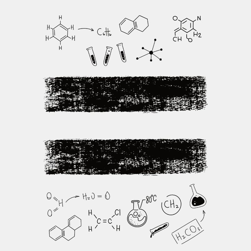 Chimie Arrière-plan Formule structurelle Bannière