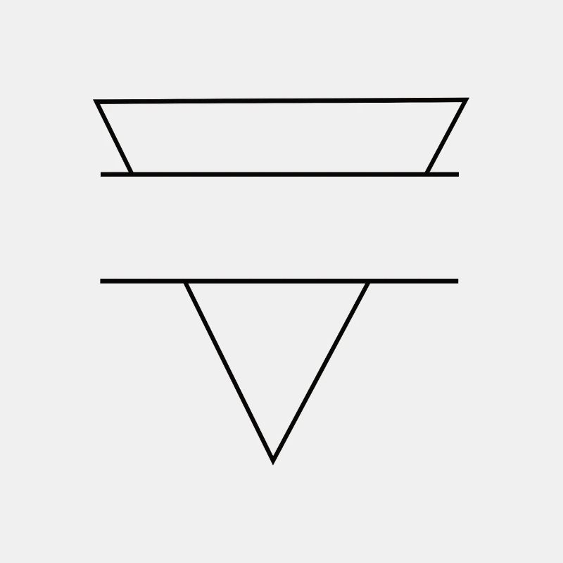 Logo triangle - Symbole triangle