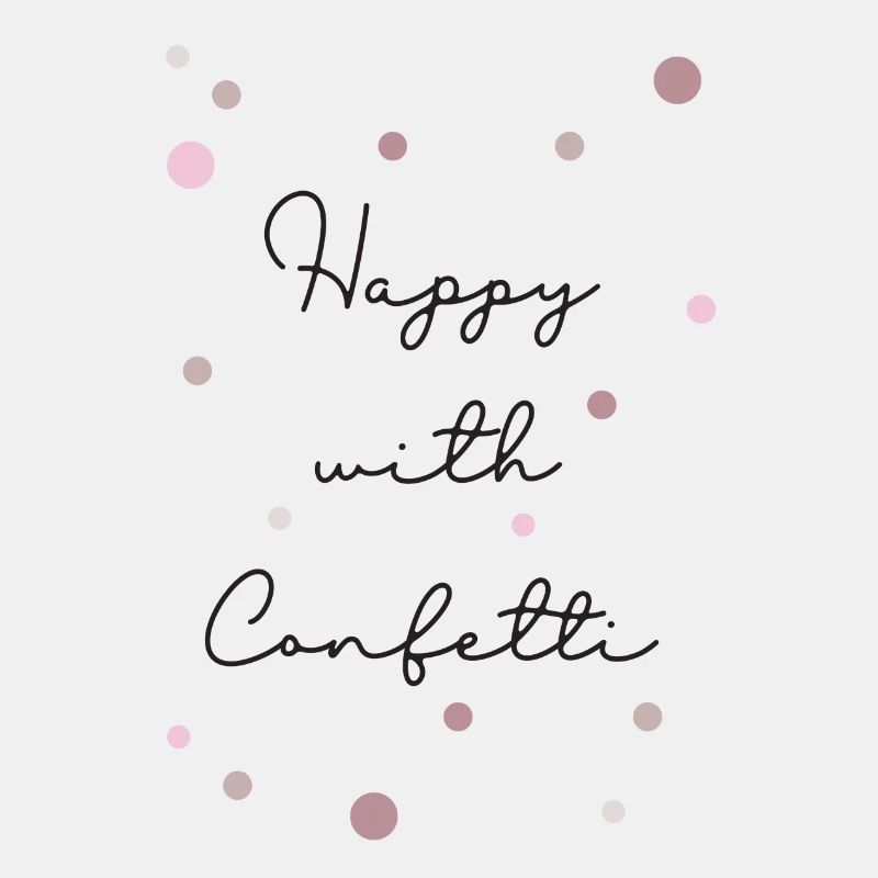 Happy with confetti, gift, confetti, carnival,