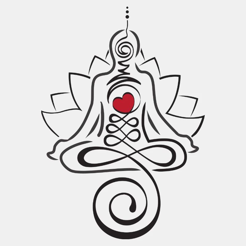 Lotus Herz Unalome