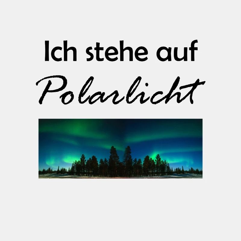 Polarlicht Geschenk Idee schwarz