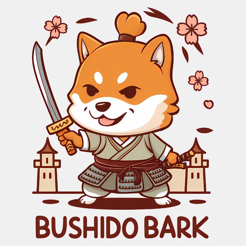 Chibi Shiba Inu Samurai