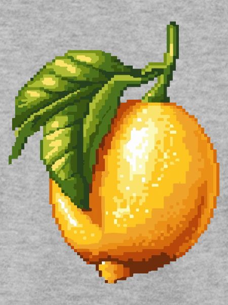 Zitrone Pixel Symbol