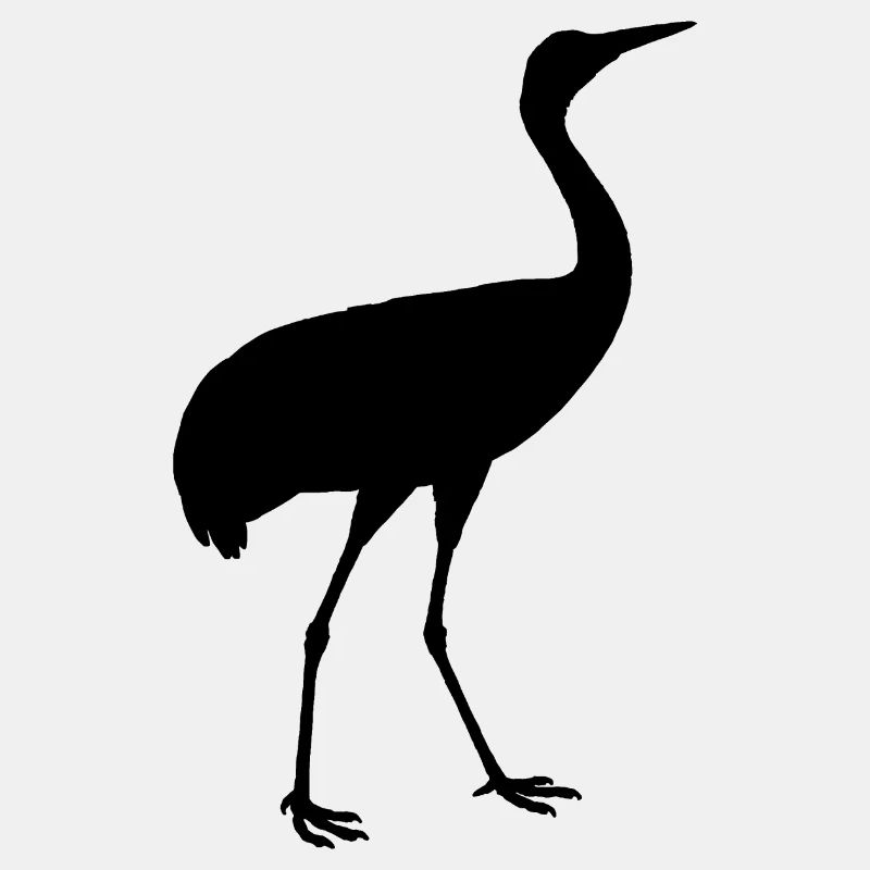 Kran Kranich Vogel Silhouette