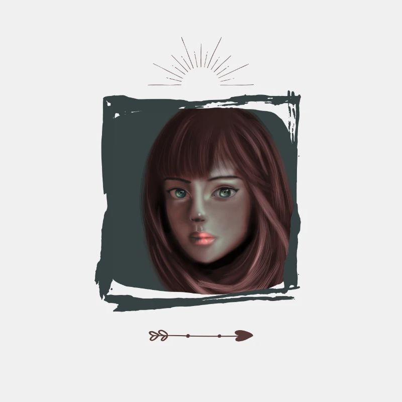 Frau illustration