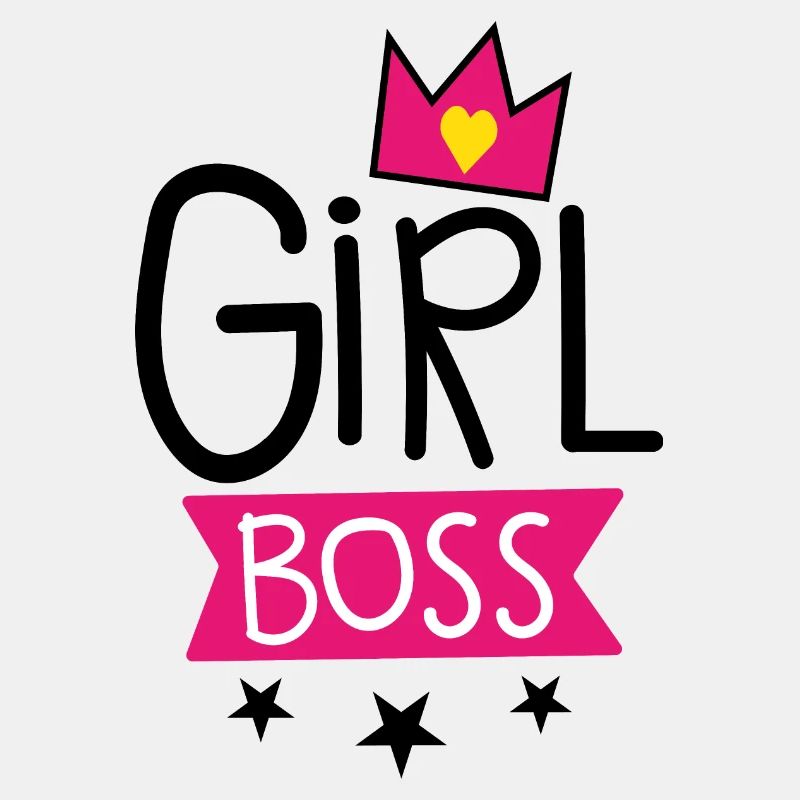 Girl Boss Textdesign