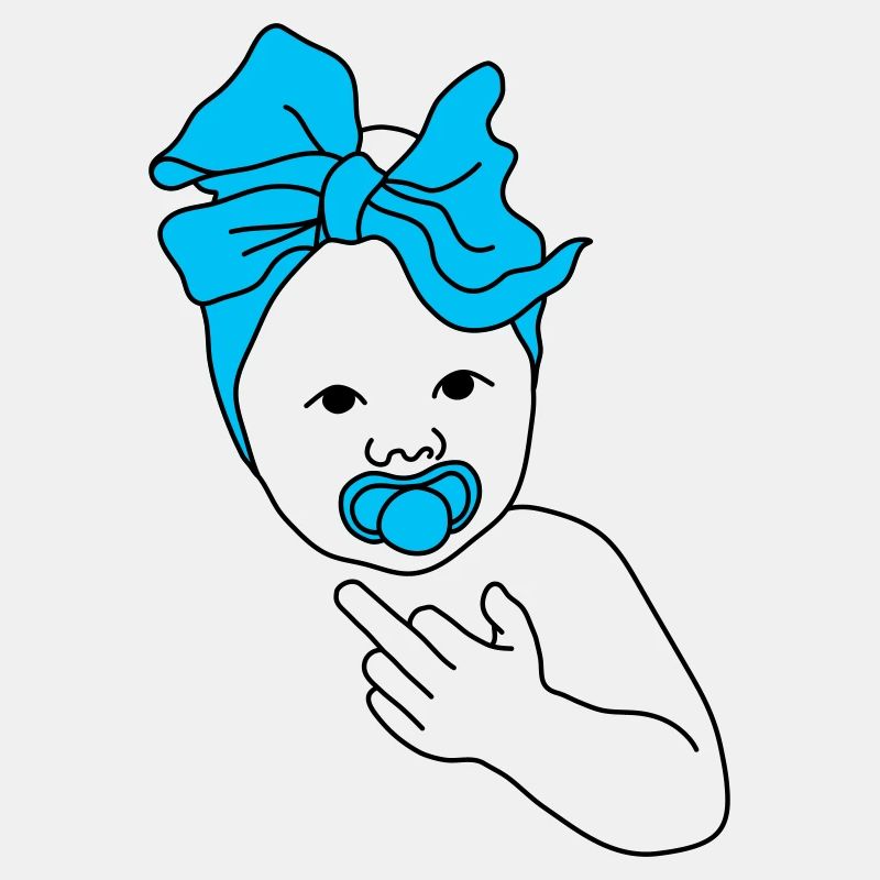 Majeur Bébé Bleu