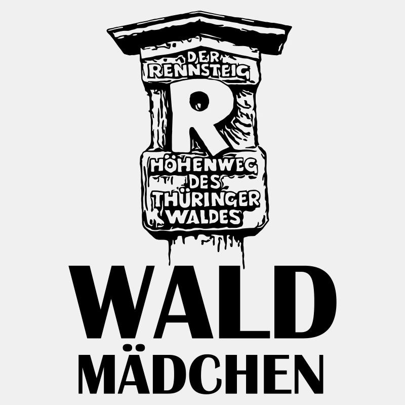 Wald Mädchen Rennsteig