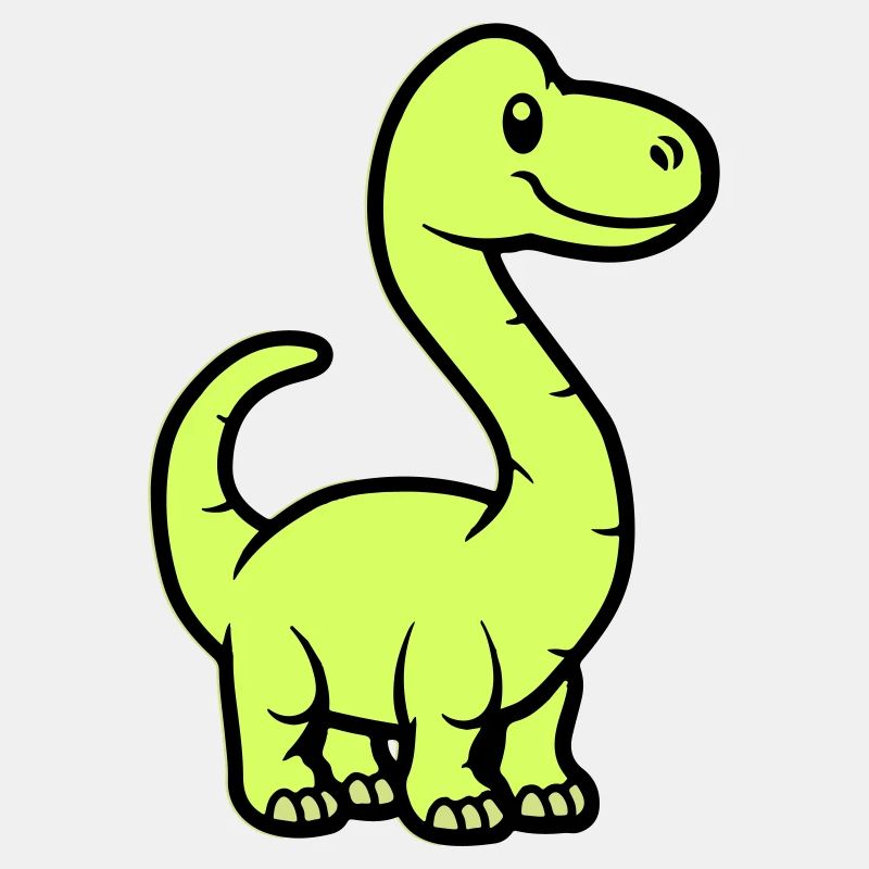 Dinosaurier Brontosaurus Comic