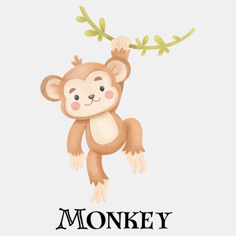 🐵 Bleib locker – mit unserem Affen-Design!