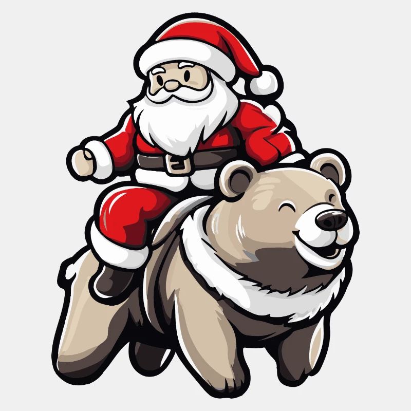 Bär Weihnachtsmann