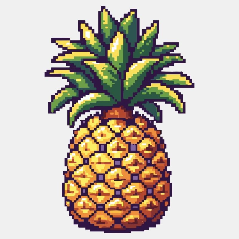 Icône pixel ananas