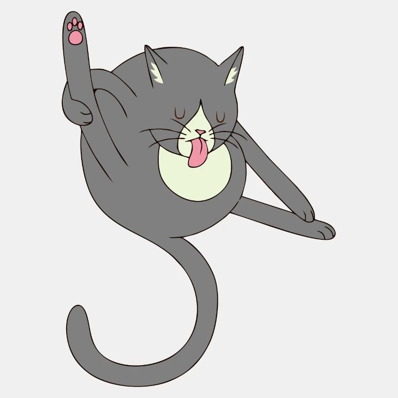 Chat léchant