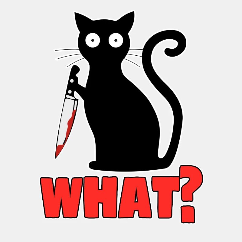 Quoi? Couteau de chat Pyscho Pet Freaky Gift