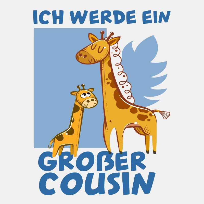 Ich werde großer Cousin Giraffe