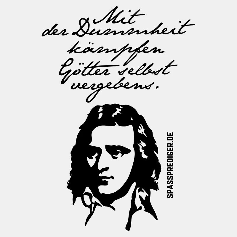 Friedrich Schiller Zitat Dummheit