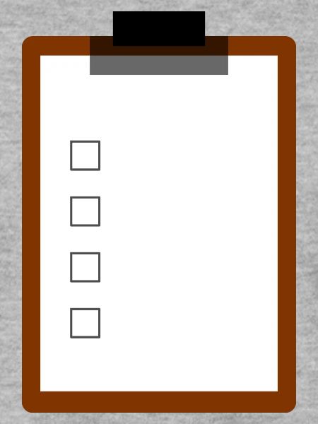 Organisation Klemmbrett