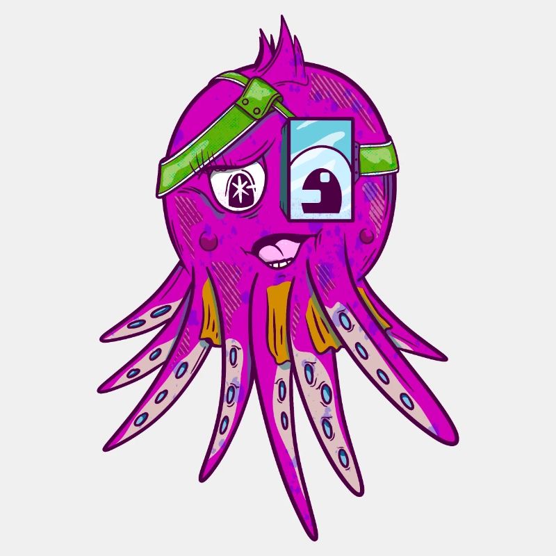 Octopus porte un cache-œil