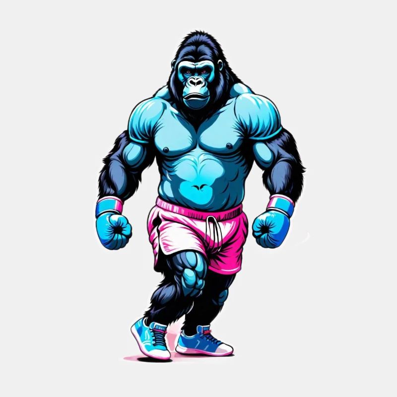 Boxe Boxeur Gorille