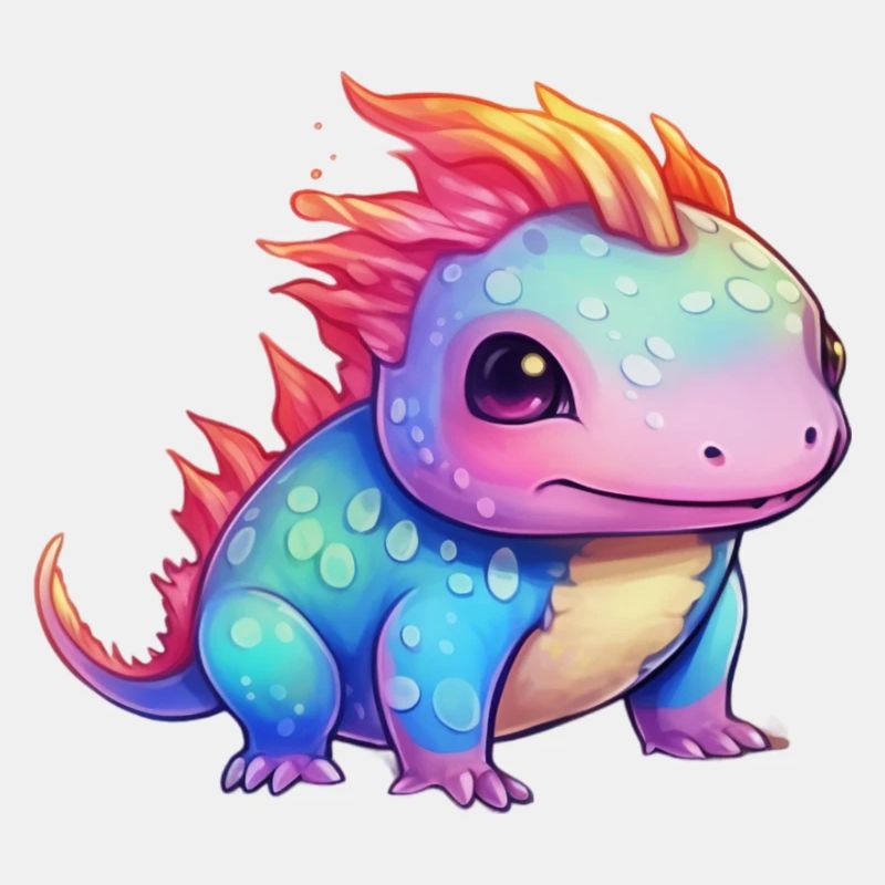 Rainbow Spell - Le mignon Axolotl