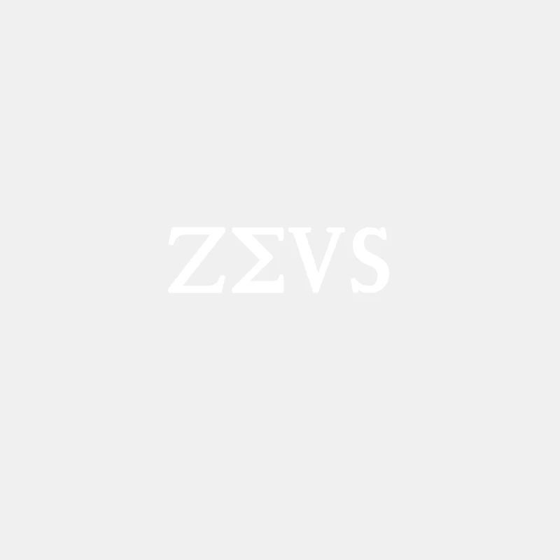 Zeus Design blanc en écriture grecque