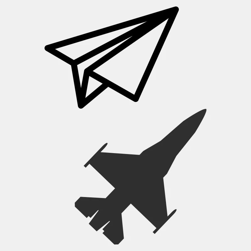 Papierflugzeug - Die Seele des Kindes zu halten