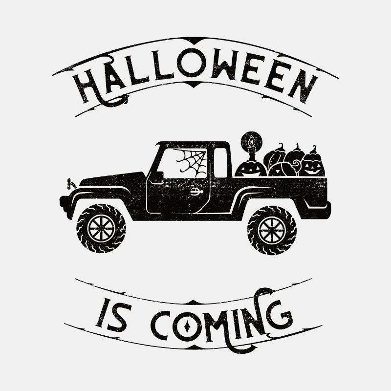 Camionnette halloween