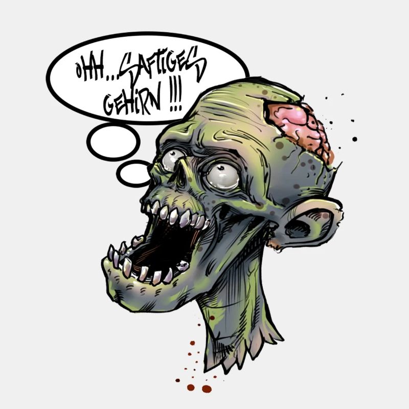 zombie saftiges gehrin