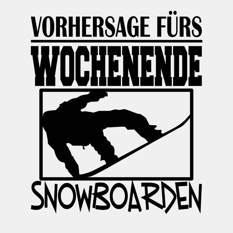 Snowboard Wochenende! Snowboard Geschenk Winter
