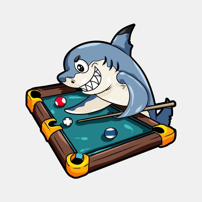 Requin le billiard joue snooker Kö Pool Queue