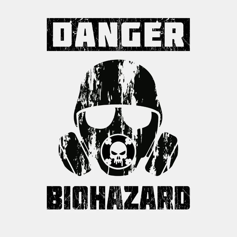Biohazard Symbol Corona Virus Geschenkidee Warnung