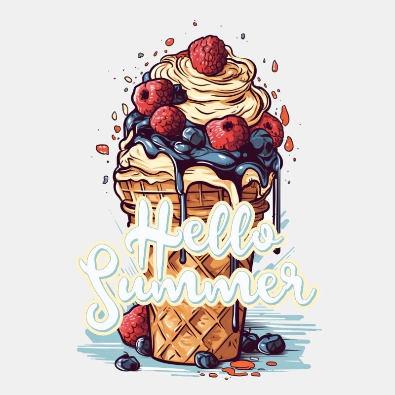 Hello Summer Eis Eiscreme Eisdiele