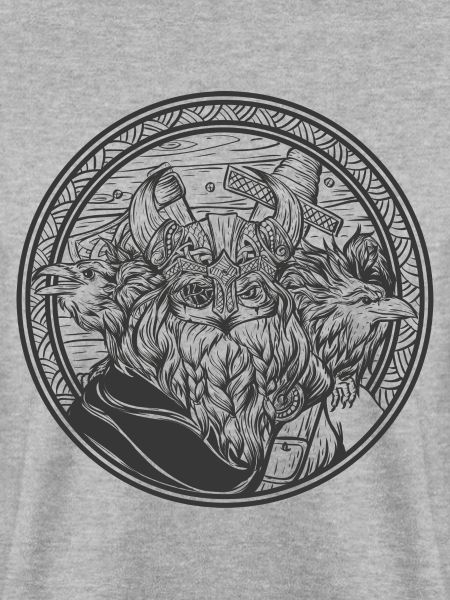 Odin mit seiner Raben