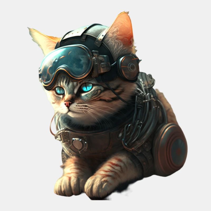 Futuristische Katze
