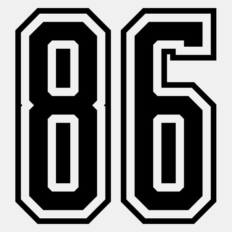86 digit number