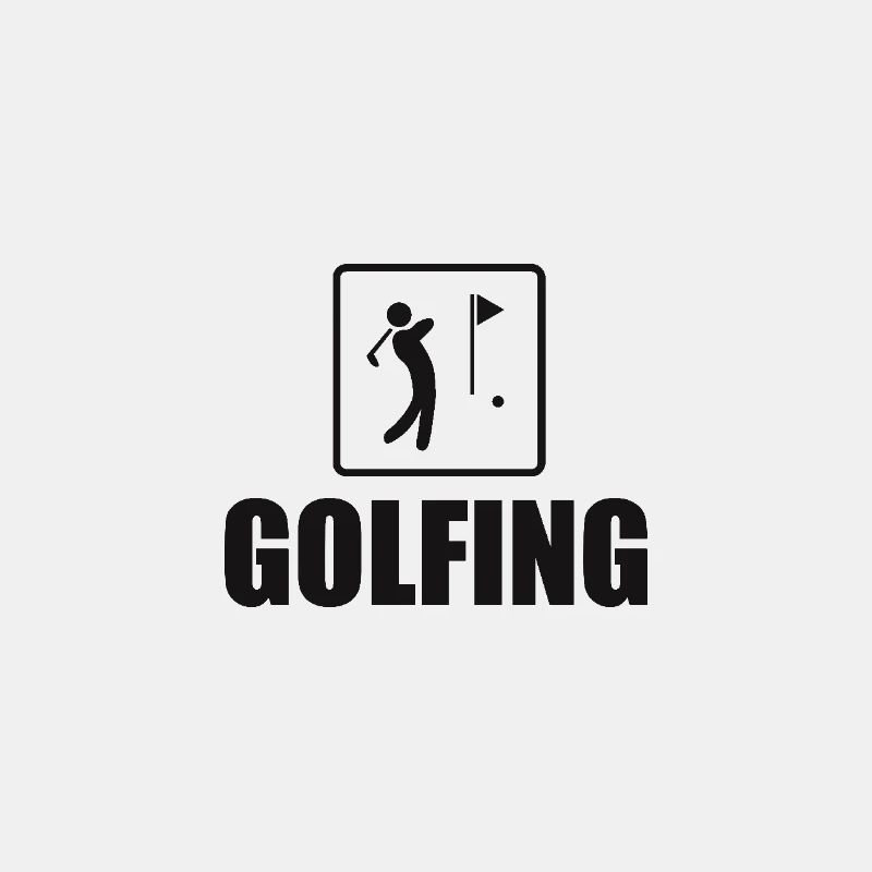 Golfing Golf Spruch Golfspieler