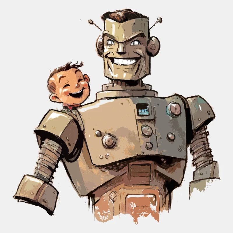 Roboter-Dady