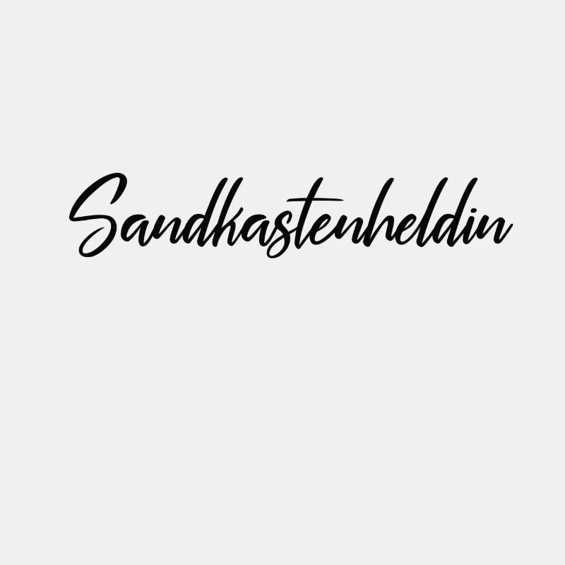 Sandkastenheldin schwarz