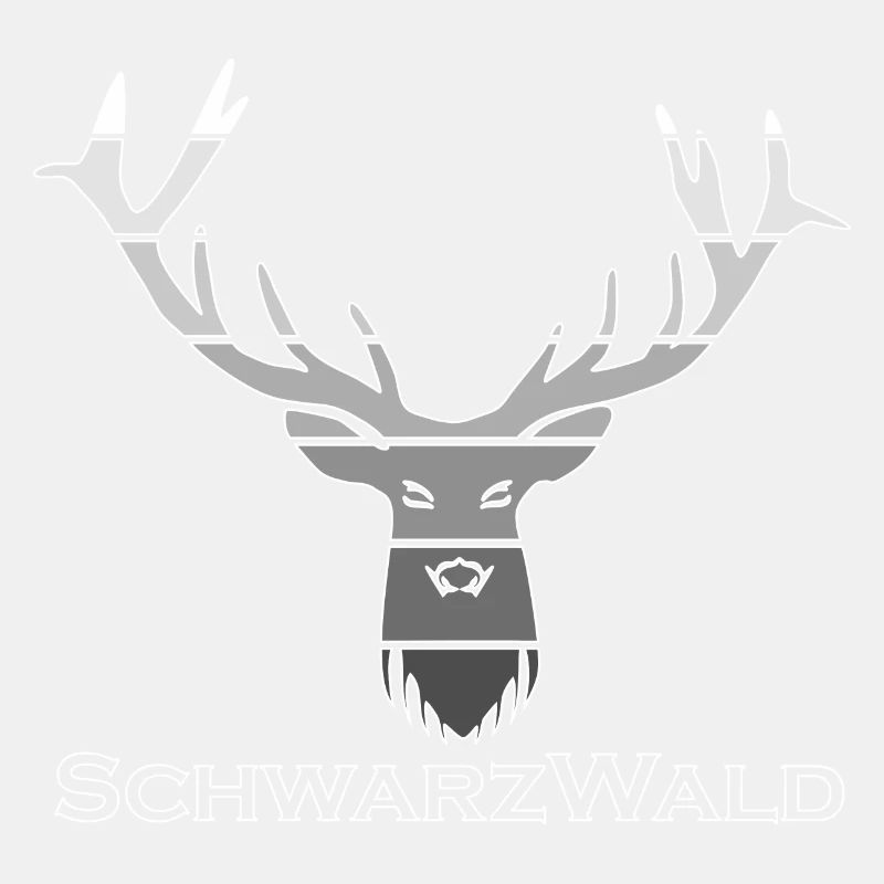 Schwarzwald Hirsch - Multi grey