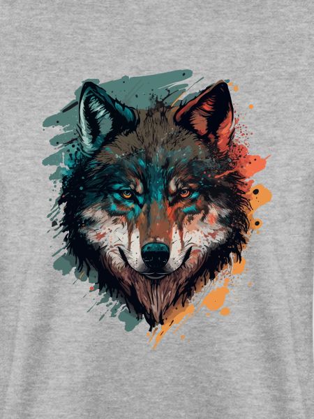 Erstaunliches Design eines Wolfes