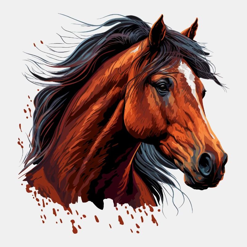 Visage de cheval