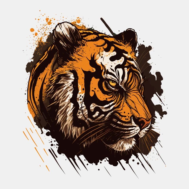 Unheimlicher Tiger