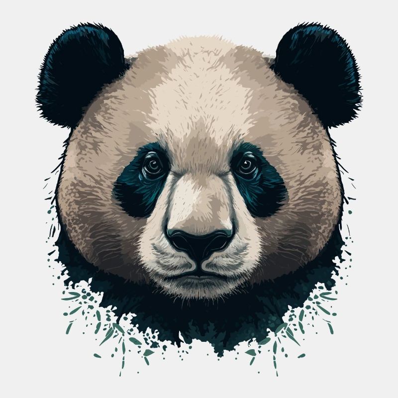 Sehr ernster Panda