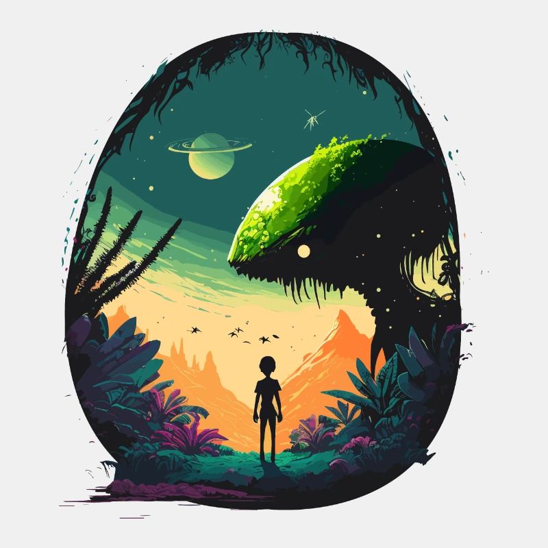 Sci-Fi-Landschaft