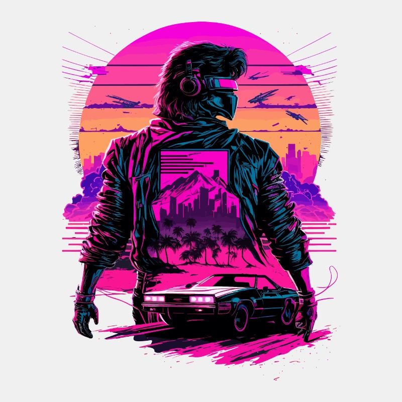 Futuristische Synthwave