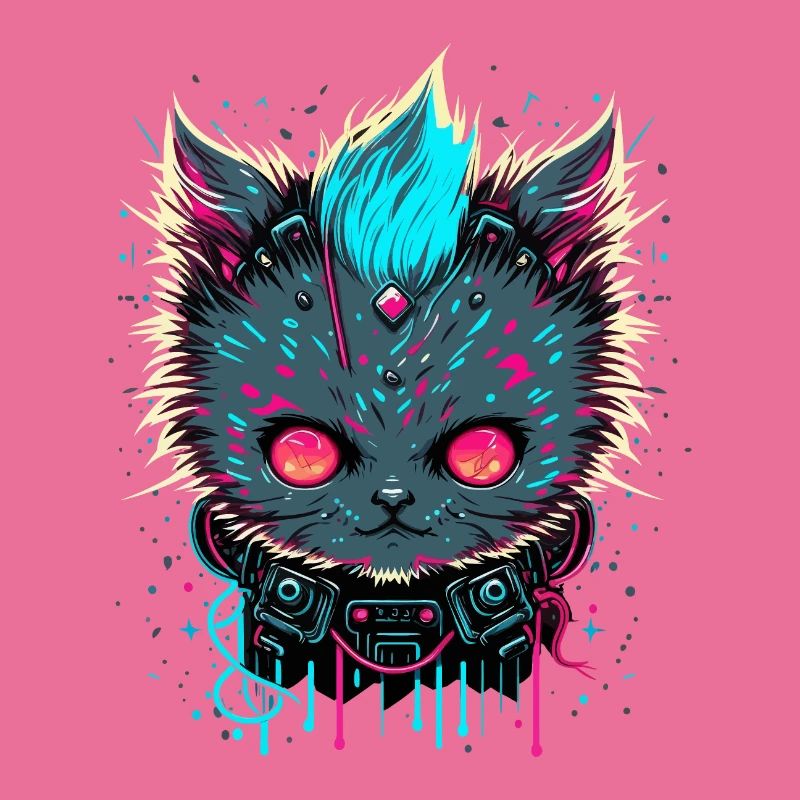 Böse Katze