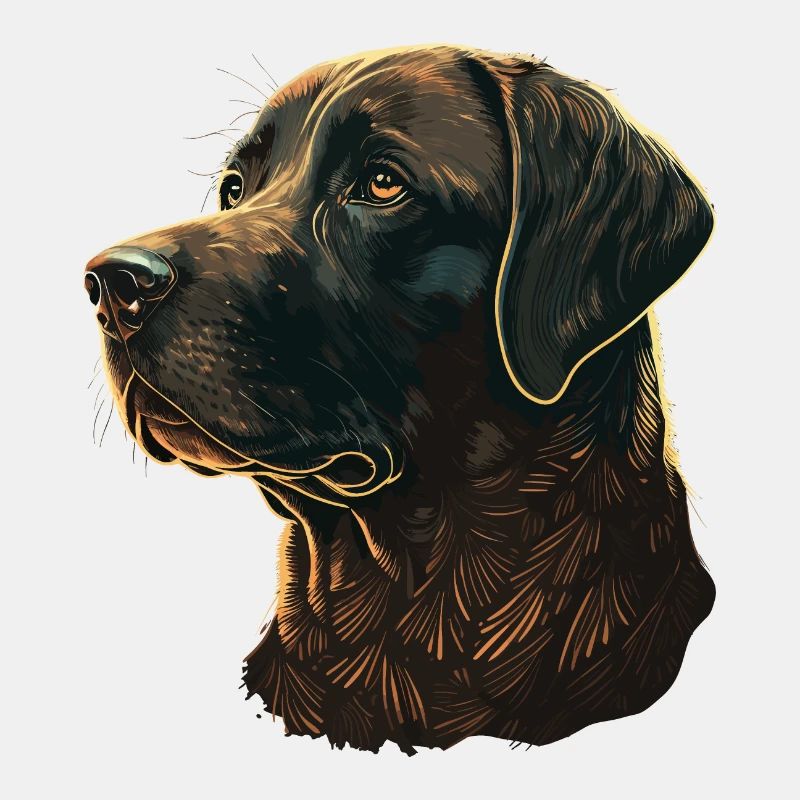 Ruhiger Labrador Retriever