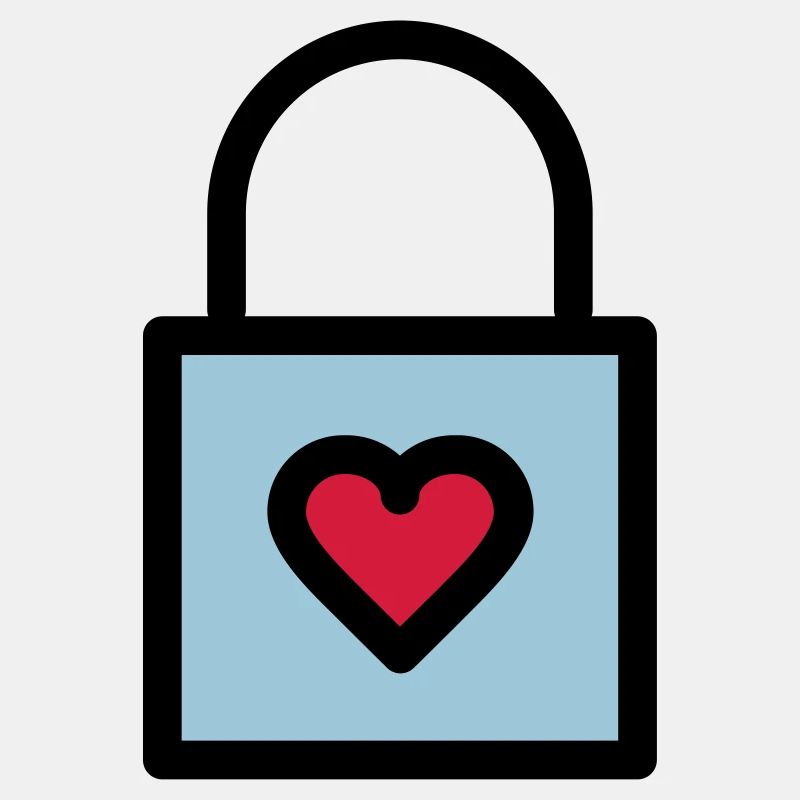 Cadenas, serrure d'amour