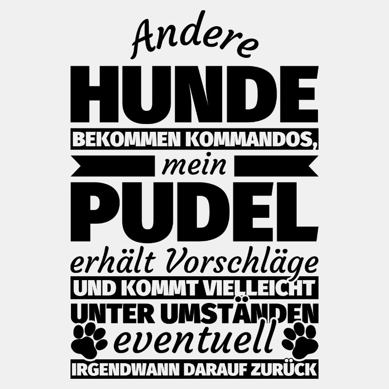 Pudel Hund Geschenke