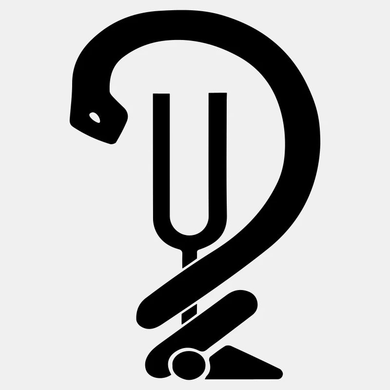 audio prothese caducee snake tuning fork